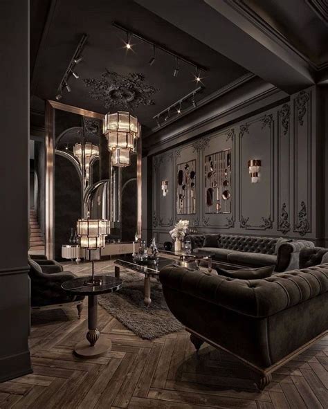 Black Interior Design Luxury House Designs Dream House Interior