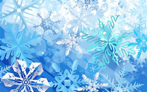 Wallpaper Blue Snowflake Christmas 2560x1600 Hd Picture Image