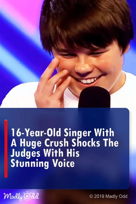 On The X Factor A 16 Year Old Singer With A Huge Crush Shocks The