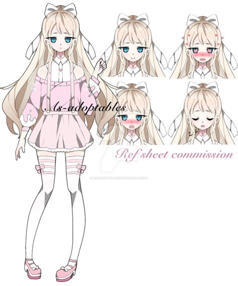 Create A Reference Sheet For Your Anime Manga Character By Amadosan