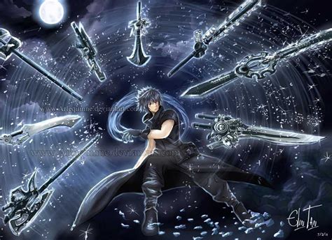 Noctis Lucis Caelum By Arlequinne On Deviantart Final Fantasy Xv Wallpapers Final Fantasy Art