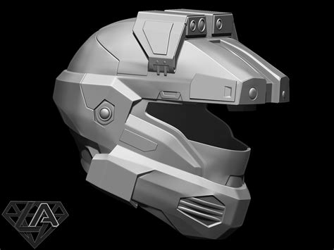 Halo Scout Helmet 3d Print Model By Lafactorystore