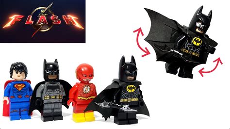 Lego The Flash Michael Keaton And Ben Affleck Batman Supergirl And