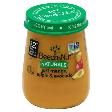 We're constantly trying new combinations with. Beech-Nut Naturals Mango, Apple & Avocado Baby Food Jar ...