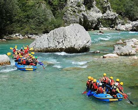 Rafting On Soča River Activities From Bled And Ljubljana Mamut Slovenija