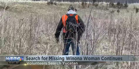 Search For Missing Winona Woman Continues Volunteers Search Yucatan