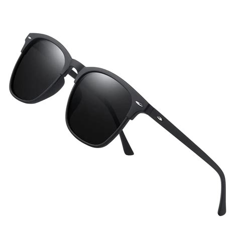 aofly brand design square sunglasses men polarized 2023 new vintage mirror sunglasses for women