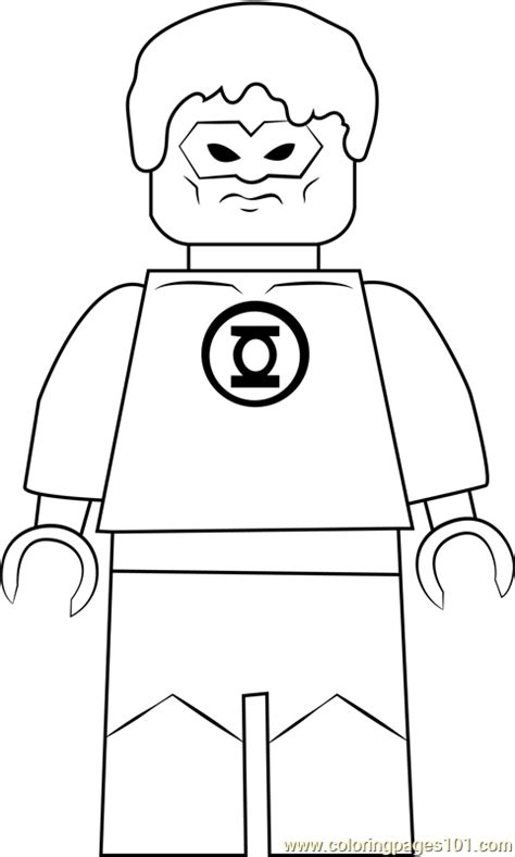 All lantern coloring page chinese lanterns printable pages green picture free print click christmas simple shapes. Lego Green Lantern aka Hal Jordan Coloring Page - Free ...