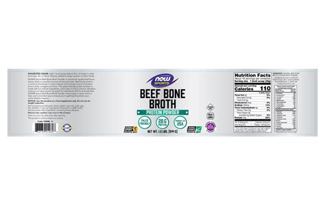 now foods beef bone broth powder 1 2 lbs rih haiotb stores