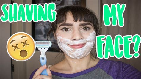 Shaving My Face On The Internet Youtube