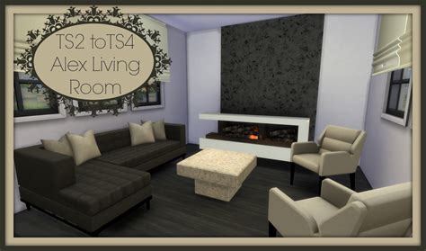 Sims 4 Ts2 To Ts4 Alex Living Room Dinha