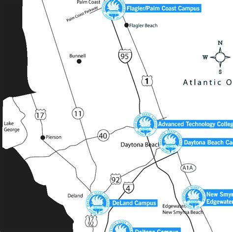 Daytona State College Campus Map