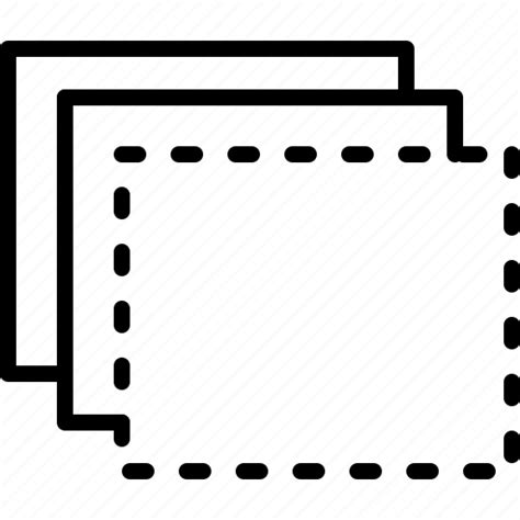 Arrange Data Foreground Level Sheet Stack Icon