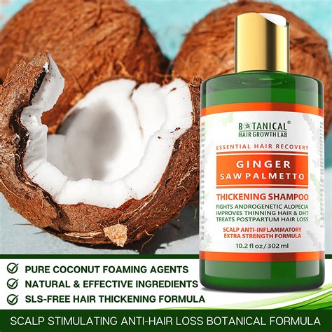 Buy Botanical Hair Growth Lab Hair Loss Shampoo Ginger Saw Palmetto