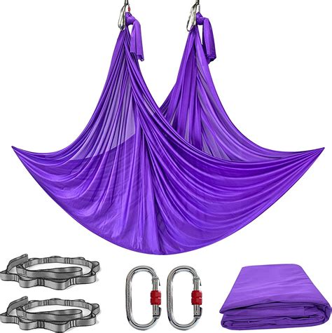 Prior Fitness Aerial Yoga Hammock Yard Premium Aerial Silk Fabric Yoga Swing For Anti