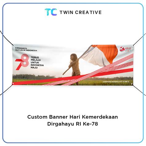 Jual Custom Cetak Spanduk 17 Agustus Baliho Dirgahayu Banner