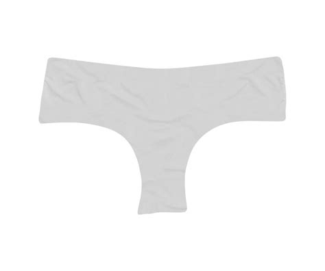 Premium Photo White Panties Isolated On White