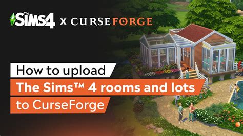 How To Upload The Sims™ 4 Rooms And Lots To Curseforge Youtube
