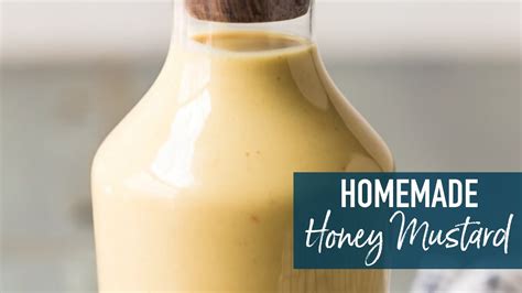 Homemade Honey Mustard Youtube