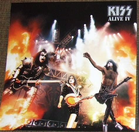 Kiss Alive Iv Album Cover Poster Flat Kiss Album Covers Concert