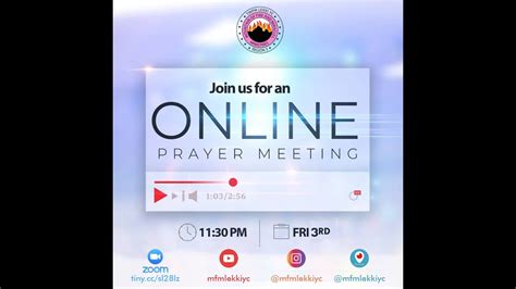 Online Prayer Meeting 3rd April 2020 Youtube