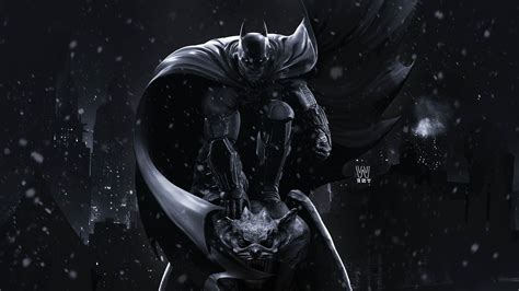 Batman The Dark Knight Artwork Gotham City Hd Wallpaper