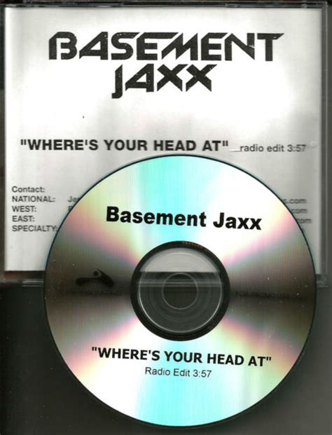 Basement Jaxx Wheres Your Head At W Rare Radio Edit Promo Dj Cd