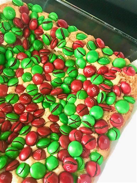 Christmas Mandm Sugar Cookie Bars — A Mother S Shadow