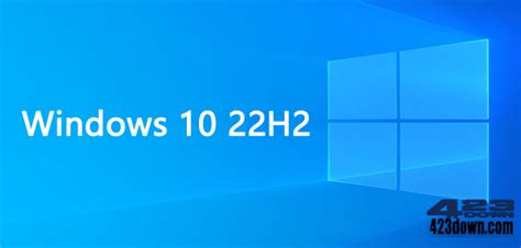 Windows 10 22h2官方正式版2024年03月版 423down