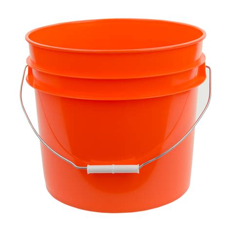 Orange 35 Gallon Hdpe Bucket Us Plastic Corp