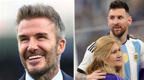 David Beckham Tuvo Un Gesto Hacia La Mamá De Lionel Messi Que