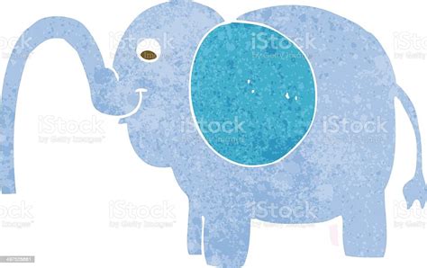 Cartoon Elephant Squirting Water Stok Vektör Sanatı And Clip Art‘nin Daha