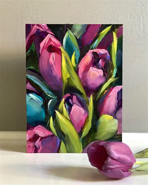 Tulips Oil Painting Demo — Kim Smith Fine Art Contemporary Fine Art