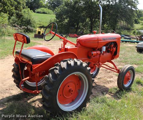 1949 Allis Chalmers B Tractor In Nevada Mo Item Dq9351 Sold Purple