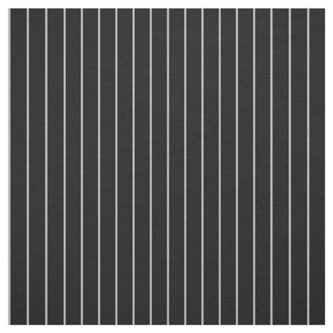Classic Thin Gray Black Pinstripe Striped Pattern Fabric In 2021
