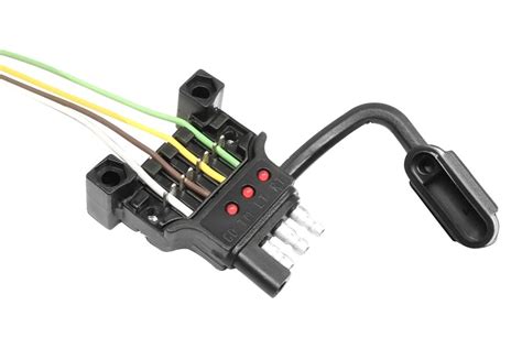 Route the flat four end wiring over to the trailer hitch receiver. Hopkins Towing® 48192 - Endurance Quick-Fix™ 4-Wire Flat Trailer End Connector