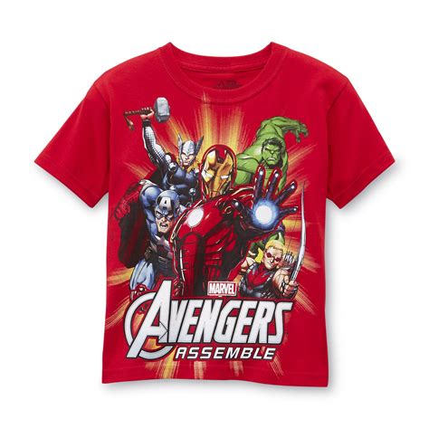 Marvel Comics Avengers Assemble Boys Graphic T Shirt