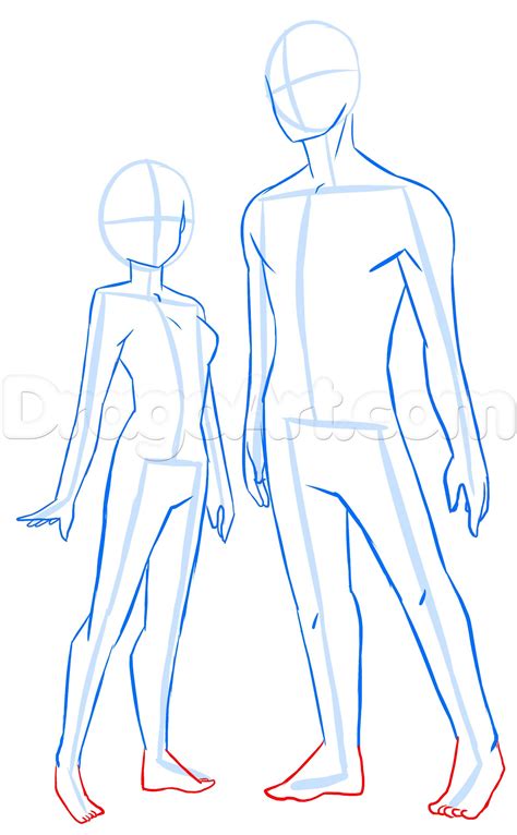 How To Draw Anime Anatomy Step 16 Anime Drawings Body Sketches