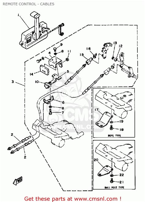 6g84853250 Bracket Remote Control 2 Yamaha Buy The 6g8 48532 50 At Cmsnl