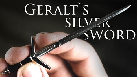 Witcher Silver Sword Aerondight From Real Silver Youtube