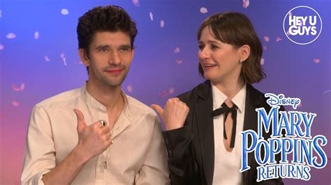 Exclusive Ben Whishaw And Emily Mortimer On The Practically Perfect Mary Poppins Returns Heyuguys