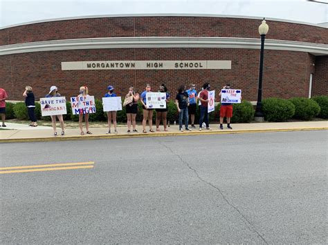 Students And Alumni Protest In Favor Of Mhs Mohigan Mascot