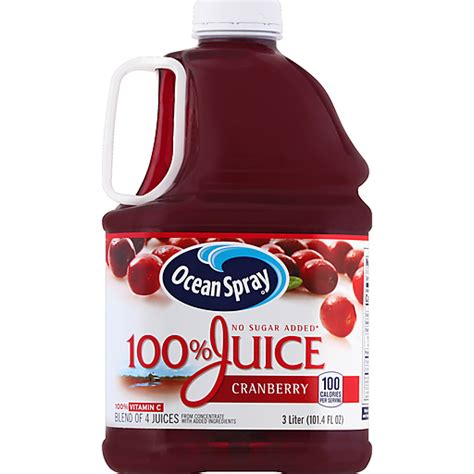 Ocean Spray 100 Cranberry Juice 3l Jug Cranberry Foodtown