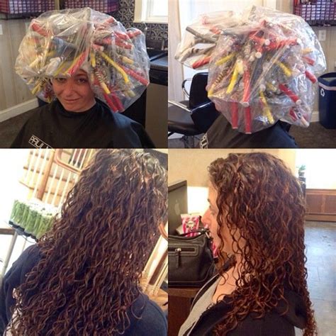 Spiral Perm Wrap And Results Hair Styles Permed Hairstyles Curly Hair Styles