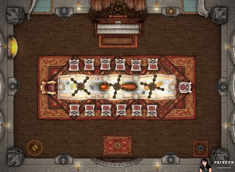 Vampires Dining Hall ⋆ Angela Maps Free Static And Animated Battle