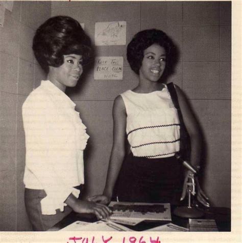 the marvelettes l r gladys horton and katherine anderson in july 1964 randb and soul diana ross