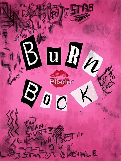 The Burn Book Art Prints By Ellador Redbubble