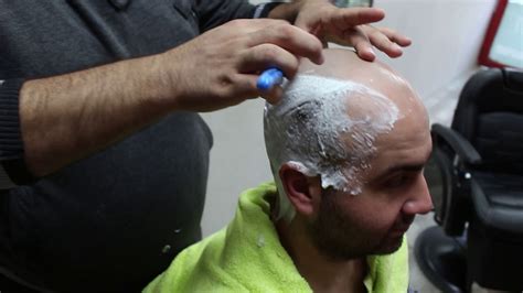 Asmr Turkish Barber Head Shave 6 Youtube