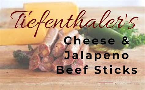 Cheese And Jalapeno Sticks Tiefenthaler Quality Meats