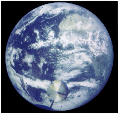 The Very First Color Image Of Earth Taken From Space By The Dodge